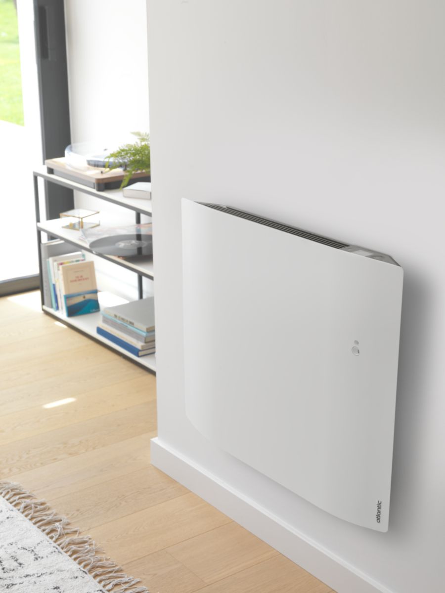ATLANTIC ELECTRIQUE Radiateur électrique Divali pilotage intelligent connecté horizontal 1500W