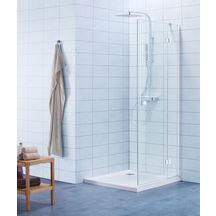 Paroi de douche Alterna Domino Fixe + pivot 120cm