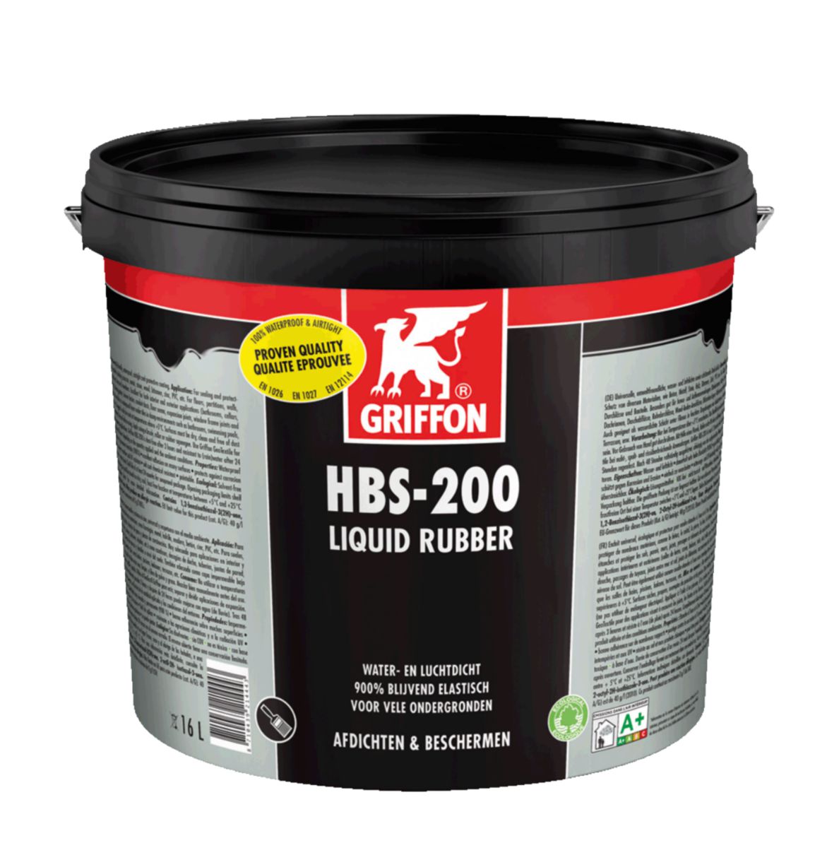 GRIFFON - Enduit HBS-200 caoutchouc liquide seau 16l | Cedeo