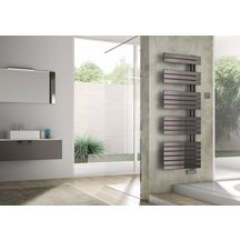 S SIENOC radiateur de Salle de Bain 600 x 1500 mm Anthracite raccordement Central radiateur s/èche-Serviettes