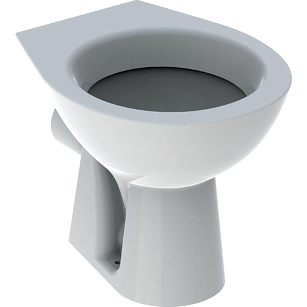 GEBERIT - wc au sol pour enfant geberit bambini, cuvette de wc à fond  creux, sans trous pour abattant wc Réf. 500.930.00.1