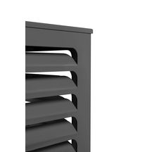 ALTECH - Cache climatisation ALTECH 90x70x50cm anthracite 7016 | Cedeo