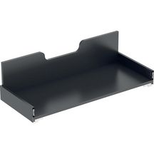 Tiroir inférieur Geberit pour meuble bas pour lavabo: gris velouté, Largeur de lavabo=90cm