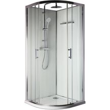 CABINE DE DOUCHE Cercle Du Trimestre Coin Cloison Verre Courbe EUR