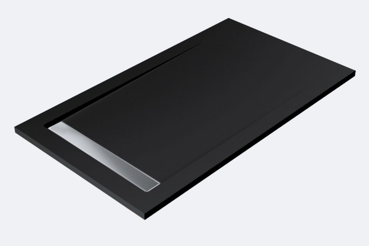 Receveur de douche Line X Kromat Lisse 100x170 Graphite Réf. SLIS0579-GRA