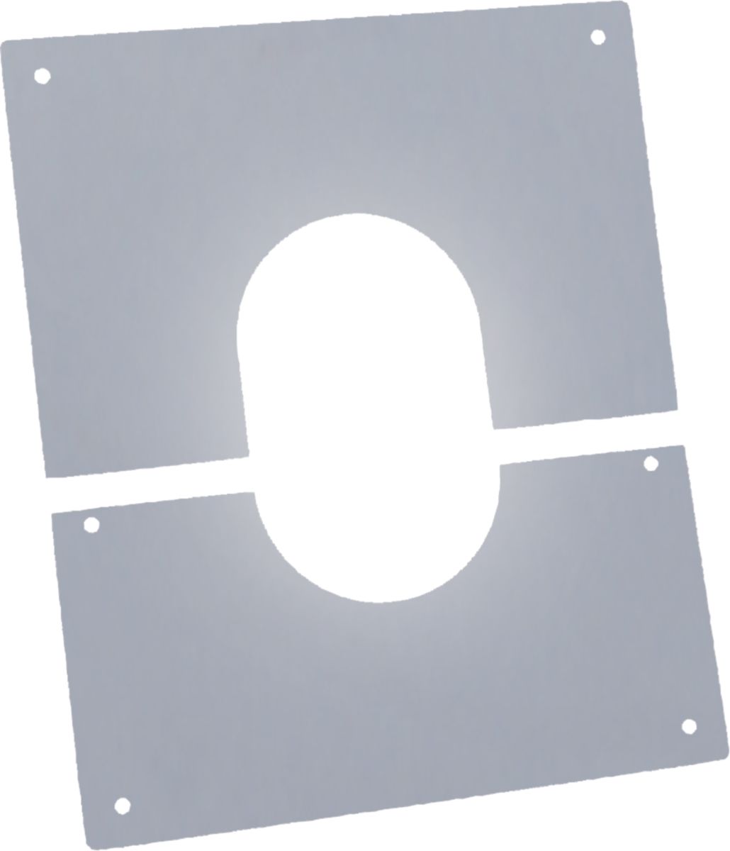 Plaque de propreté PGI, pente 30 - 40°, diamètre 80 / 130 mm PPI30 / 40° 80PGI Réf. 37080427/9999