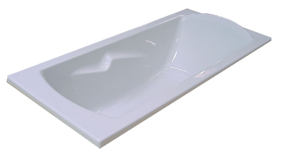 Porcher Baignoire A Encastrer Ou A Poser Ulysse 2 160x75cm Blanc Ref P115801 Cedeo