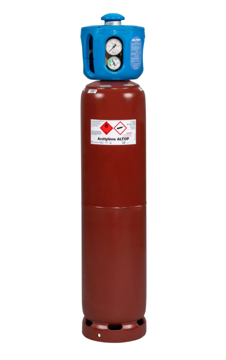 AIR LIQUIDE Acétylène Altop Bouteille medium 3m3 Réf. G372 / I1901L21A0A001 Cedeo