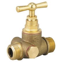 Robinet d'arrêt double mâle à purge à épaulement 15x21 99-8F