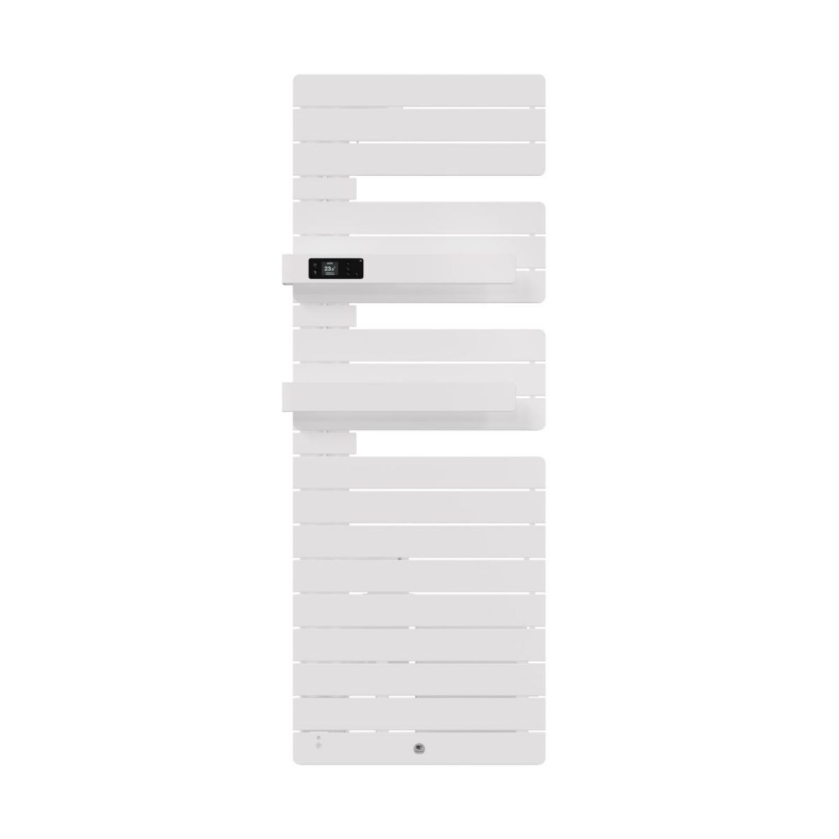 Sèche-serviette Allure 3 Virtuose Matg 750W électrique avec soufflerie 1000W Blanc Brillant Fluide caloporteur Technologie 3CS (Triple Confort Système) Deux barres de portage Réf. 483127