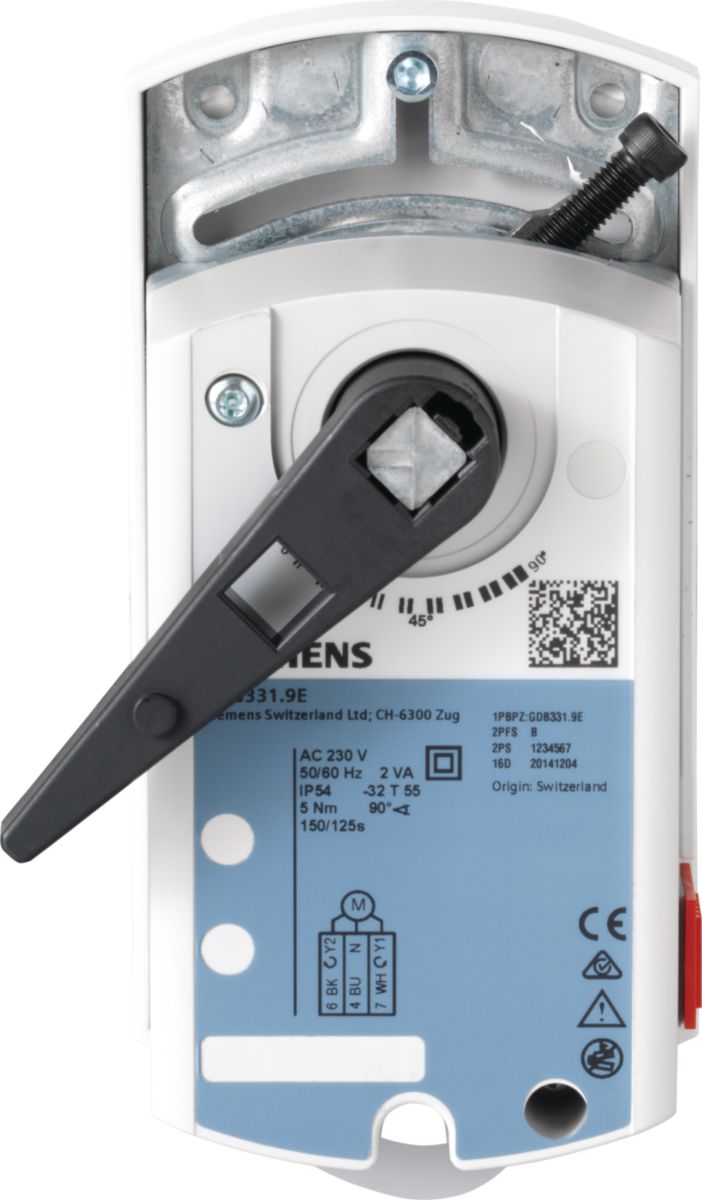 SIEMENS - Vanne 2 Voies Pour Terminaux, PN16 Réf. BPZ:VVP47.10-1.6