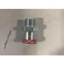 Raccord avec filetage acier zn M diamètre : 18-1/2réf .21704