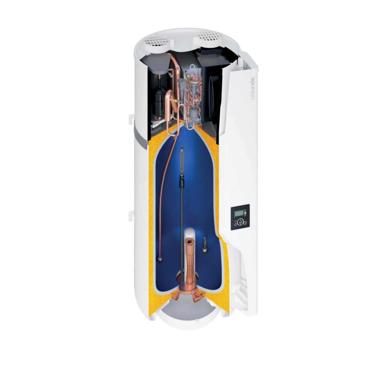 Chauffe Eau Thermodynamique Atlantic Calypso 250l Notice ATLANTIC ELECTRIQUE - Chauffe-eau thermodynamique Calypso connecté VS 250 l  Réf 286041 | Cedeo