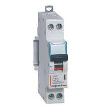 Disjoncteur DNX3 4500 vis/vis U+N 230V~ 10A 4,5kA courbe C 1 mod Ref.406773 Disjoncteur DNX3 4500 vis/vis U+N 230V~ 10A 4,5kA courbe C 1 mod Ref.406773