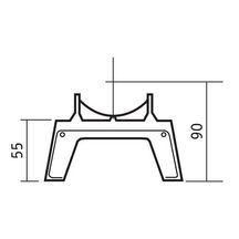 Pied amovible en fonte pour Dune D4 / D6 C13900320