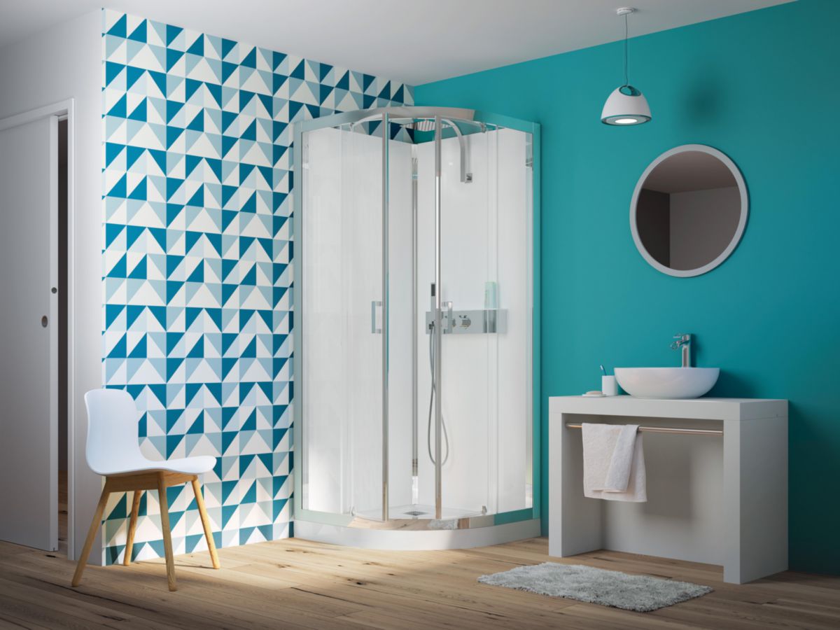 KINEDO DOUCHE Cabine de douche EDEN 2+ avec pivotant 90rd réf. CA844