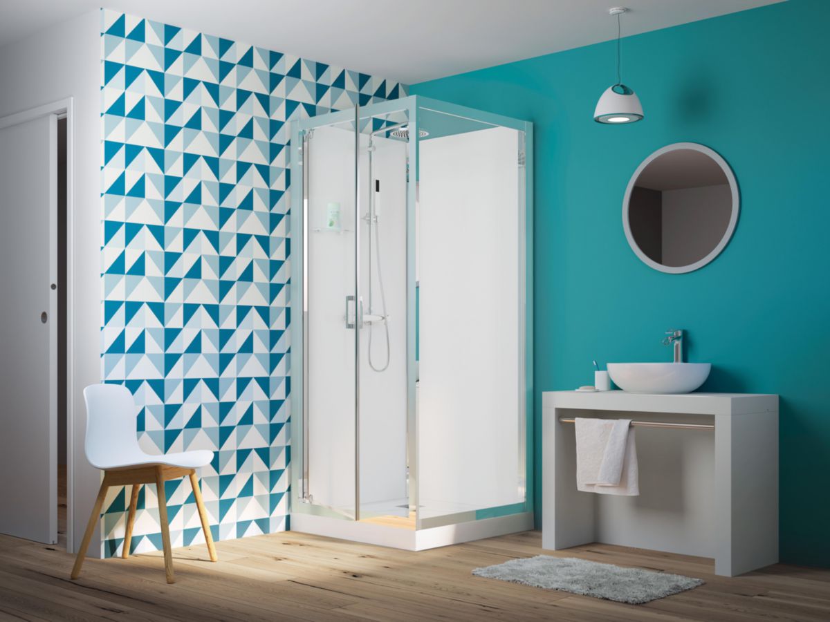 KINEDO DOUCHE Cabine de douche Eden2 pivotant 90 réf. CA822 Cedeo