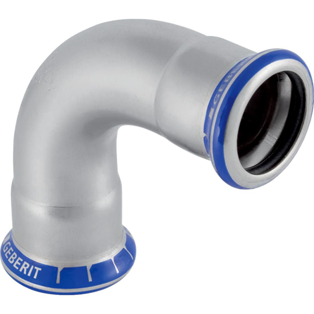 Coude 90° D22mm, acier inox Réf 30104