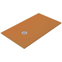 Receveur de douche extra-plat Neo Plus Lisse 75x80 cm Sand Stone, Rèf: SNES0591-SAN, mat Kr