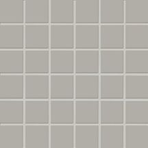 Mosaïque céramique Barwolf Grip dove grey 4,7x4,7x0,65 cm trame 29,7 x 29,7 cm UG-2502