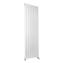 Radiateur eau chaude Acova Fassane vertical simple, puissance 1413W (dT50), hauteur 2000 mm, largeur 666 mm, 9 éléments, raccordement excentré par le bas, Aller/Retour réversible, appareil réversible Haut/Bas, Blanc RAL 9016 Réf. HX-200-066