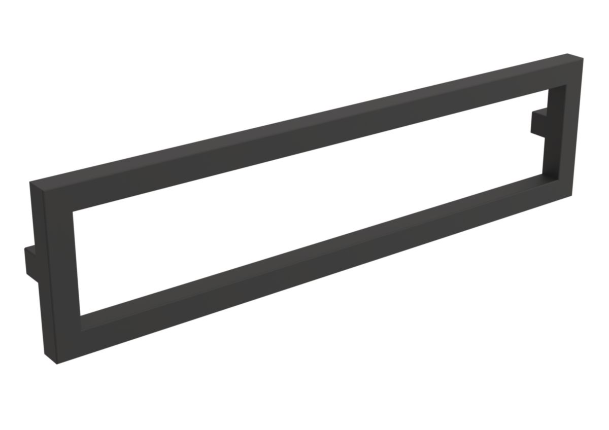 SALGAR Support porte accessoires métallique LLOYD 60 cm finition noir