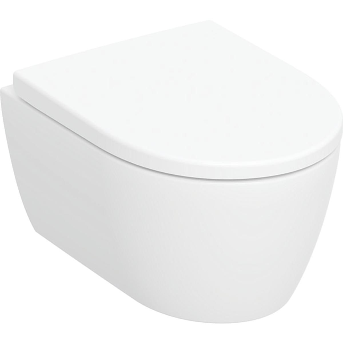 GEBERIT - Pack WC suspendu compact iCon compacte avec nouveau Rimfree ...