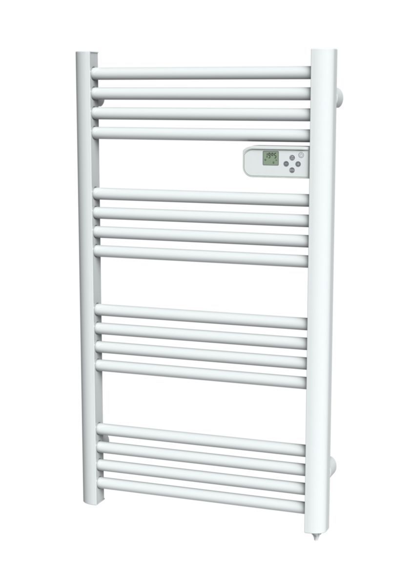 SOLDES 2024 : Radiateur seche-serviette electrique Alterna programmable  500W + soufflerie 1000W 995x545mm tube rond Ref. DDD1500WT152DA - Besoin  D'Habitat pas cher