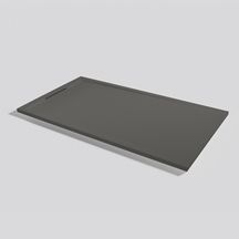 RECEVEUR DE DOUCHE HALO ZERO 100 GRIS LAVE (lava) (180 X 100). Bonde standard line incluse.