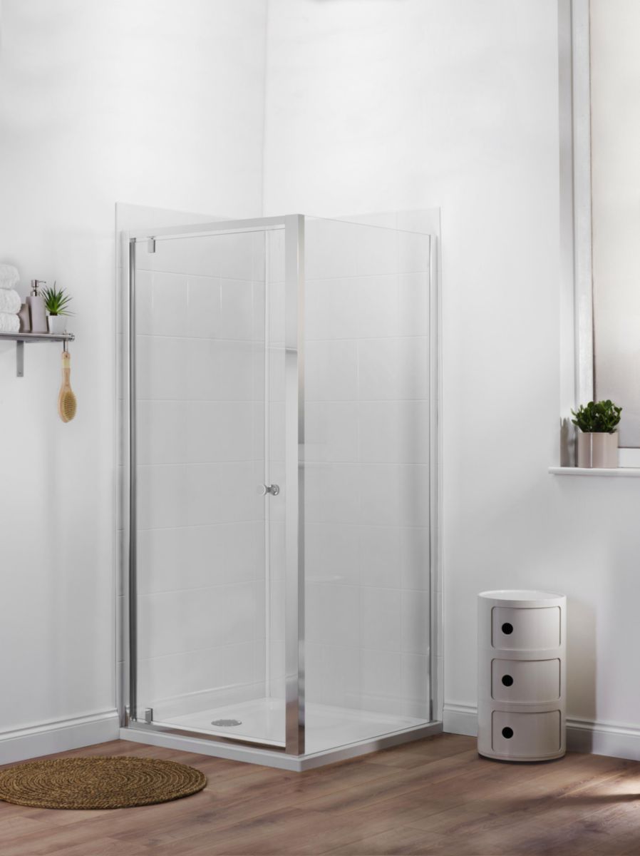 JACOB DELAFON Paroi de douche fixe SERENITY 80 cm chrome E14F80GA Cedeo