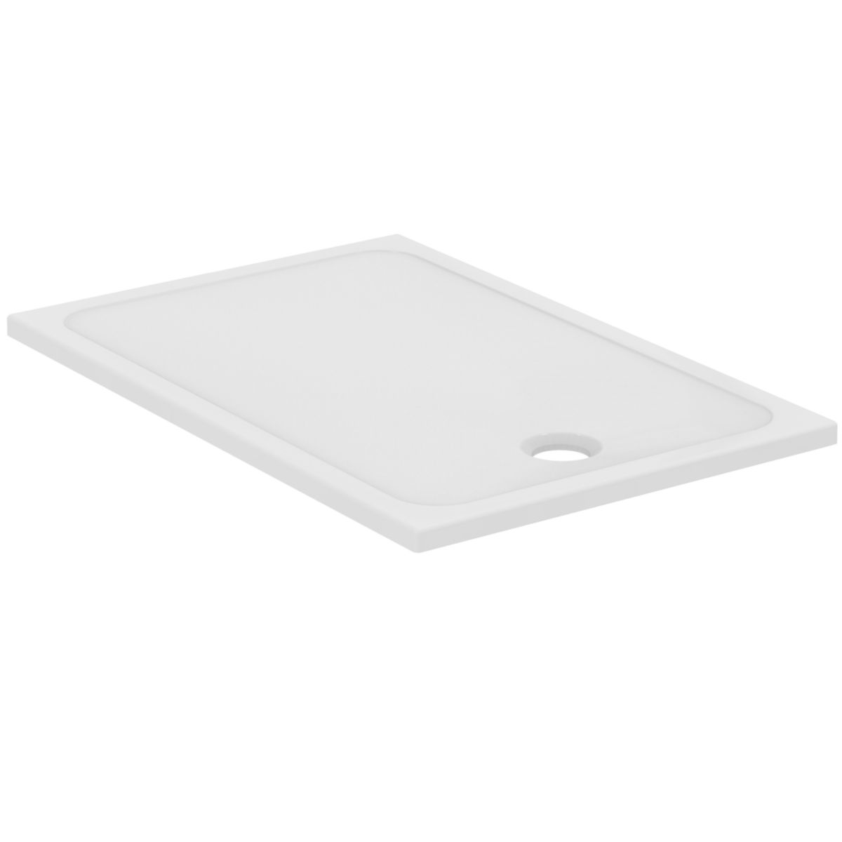 PORCHER - Receveur rectangulaire en grès fin 120 x 80 cm Okyris blanc ...