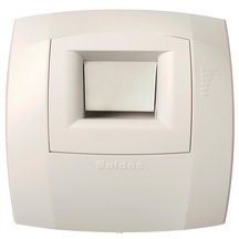 Bouche hygroréglable bain B21 Curve S 5-45 D80 mm - Blanc - Réf 11015024