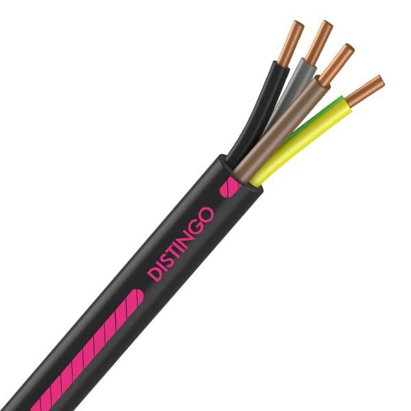 Câble rigide U-1000 R2V 4G1,5 - couronne de 50 mètres
