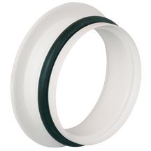 Fût D116mm pour les bouches auto réglables ou hygroréglables type BAP'SI ou Bahia Curve - blanc 11019024