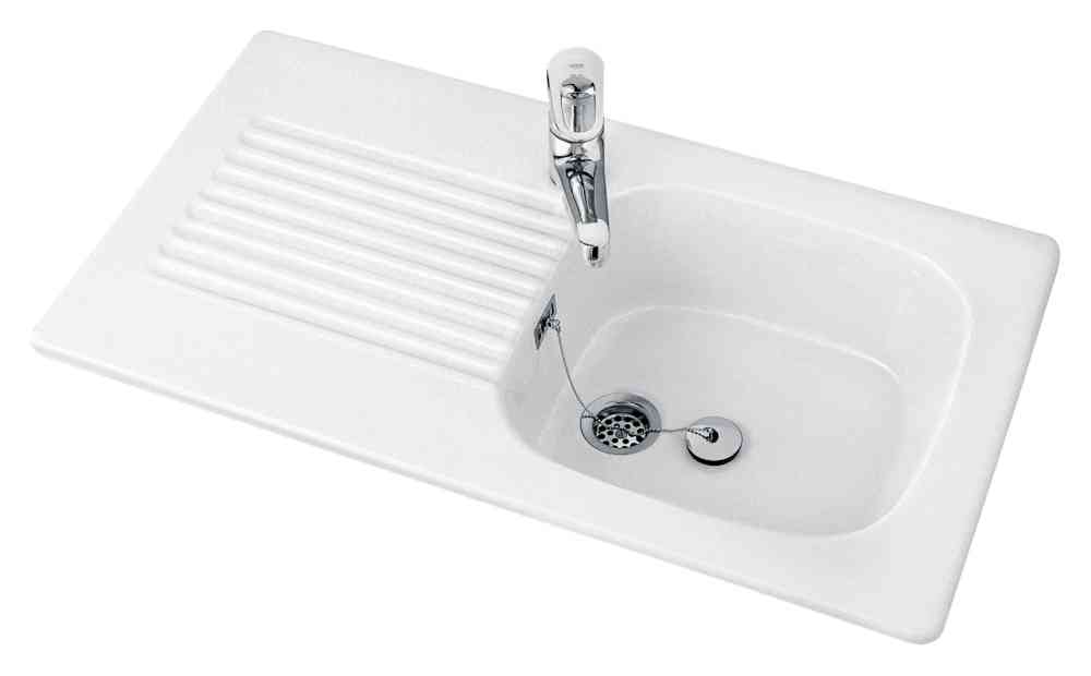 VILLEROY ET BOCH Evier à encastrer Céramique cuve