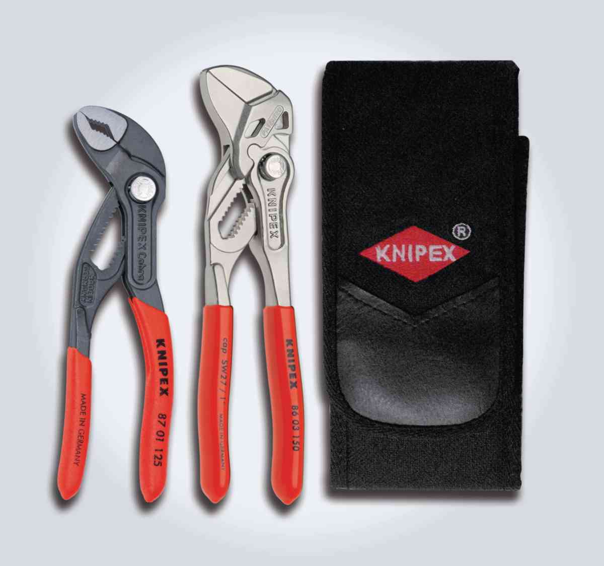 KNIPEX - Jeu de mini-pinces composé de: 1 mini-pince-clé 1 mini