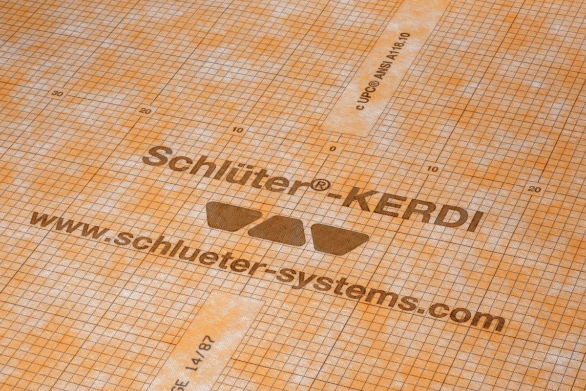 SCHLUTER SYSTEMS - Natte d'étanchéité en polyéthylène Kerdi 200/5m rouleau  de 5m2 Schlüter