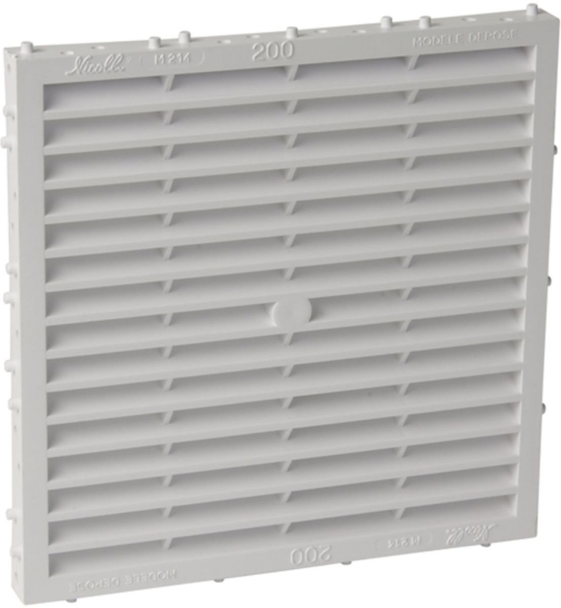 moustiquaire Grille de ventilation PVC Grille ventilation PVC traditionnelle 140x340mm /à fermeture
