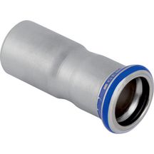 Réduction avec extrémité à emboîterD28-22mm, inox réf 32309