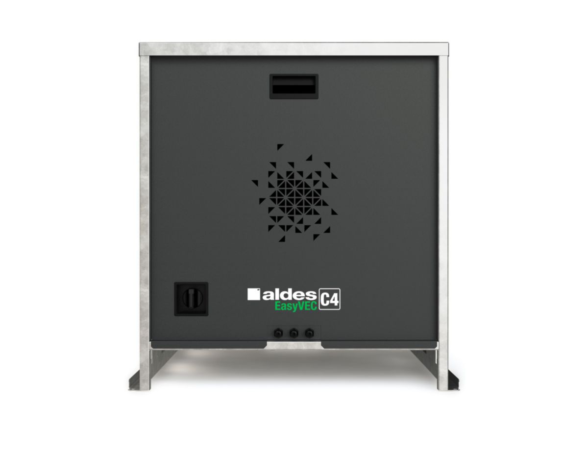 Caisson d'extraction EasyVEC® C4 standard avec un débit de 1000 m³/h (certification C4 : 400 °C - 1/2 heure) - 2 aspirations latérales 11034954