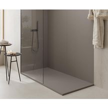 Receveur de douche pour salle de bains, modèle  SPERIT Fabric 190 cm X90 en couleur cemento mcbath