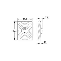 Skate Air Plaque De Commande WC Verticale Double Touche - Grohe