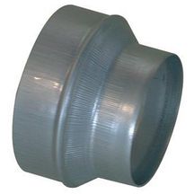 Réduction conique concentrique galvanisé - Diamètre 100/80 mm  11093500