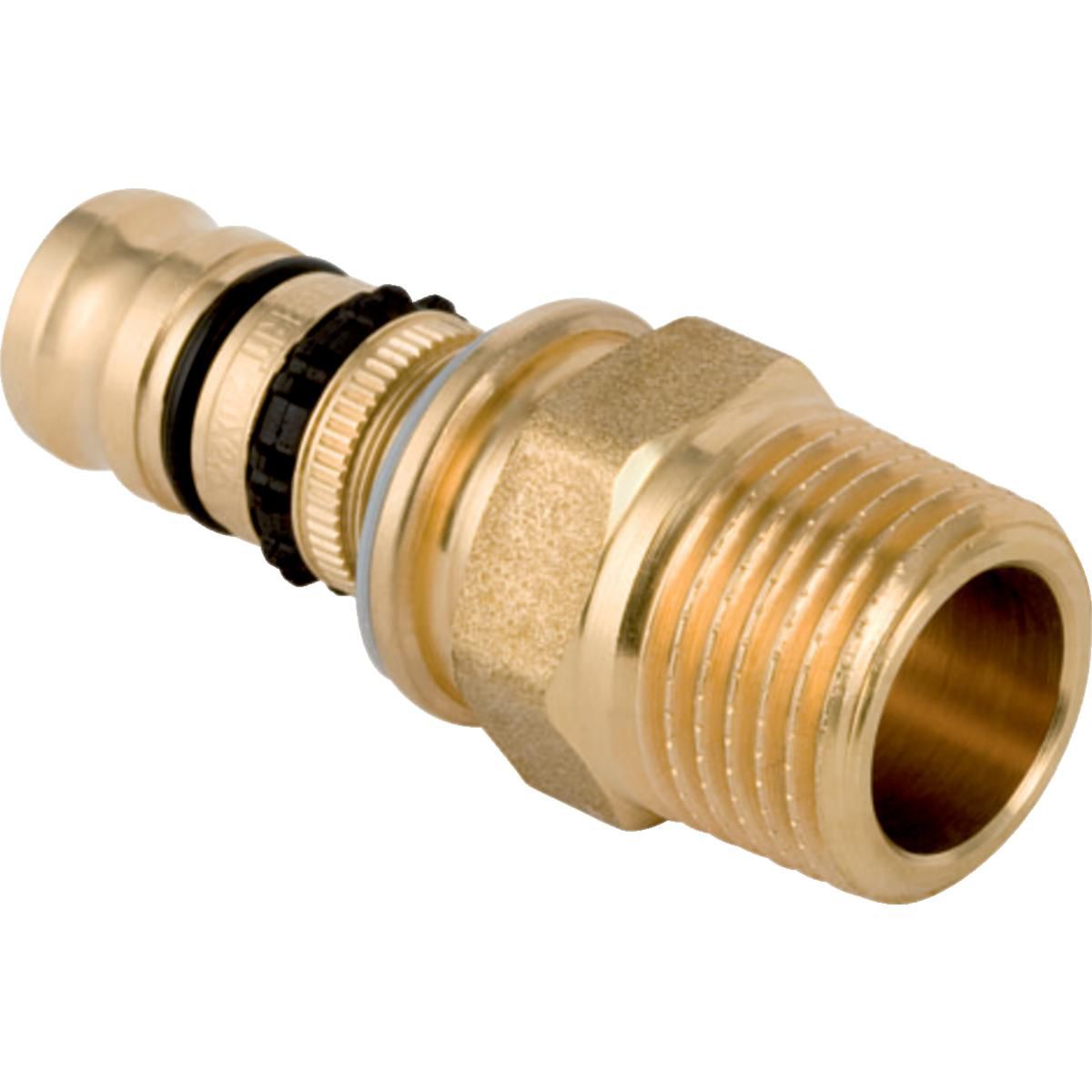 Jonction mixte filetée mâle 15X21 D26 Réf 613.535.00.5