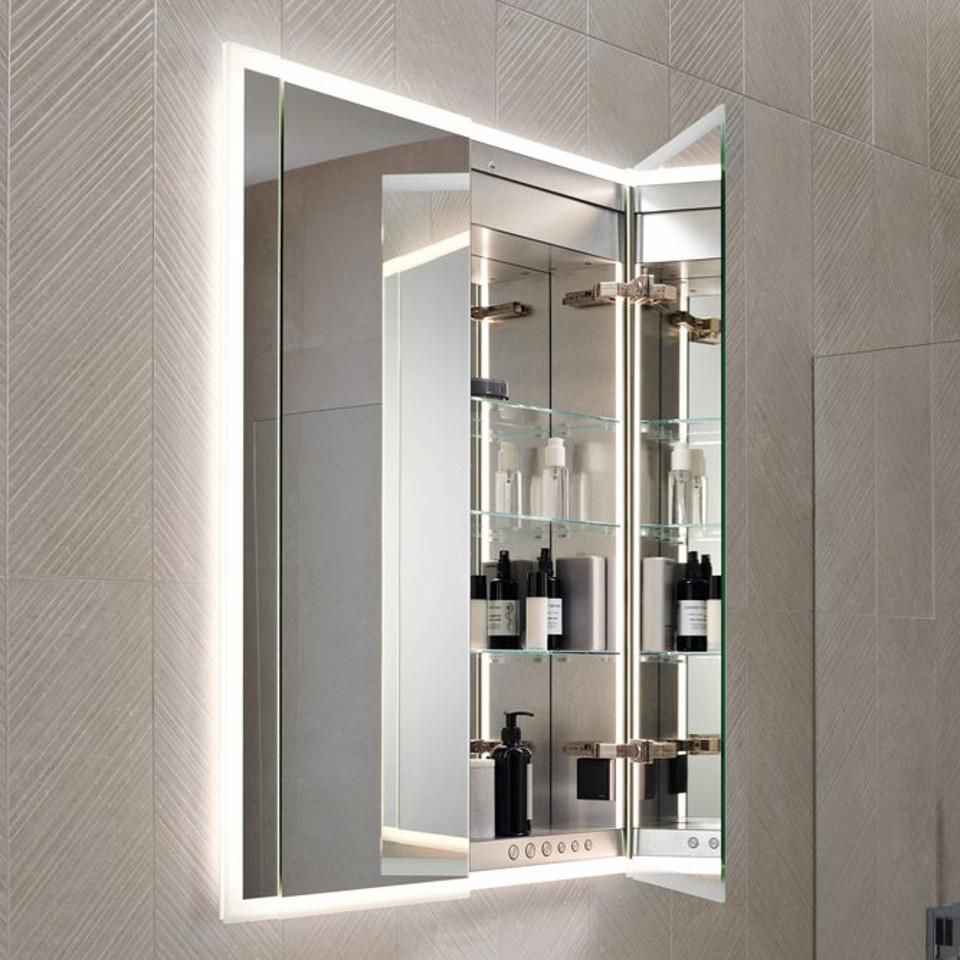 GEBERIT Armoire de toilette Geberit ONE avec éclairage et trois