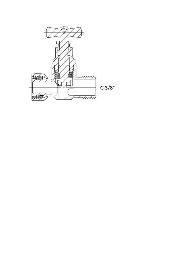 Robinet d'arrêt droit F12/17 M12/17 Chromé Lot de 2 - Oskab