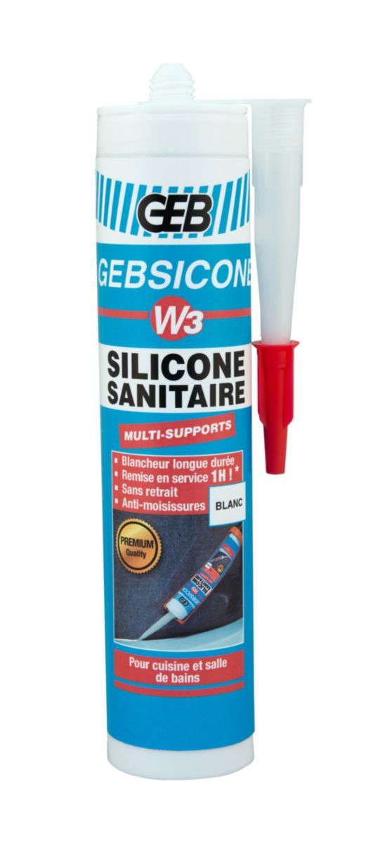 Silicone GEB, blanc, 280 ml