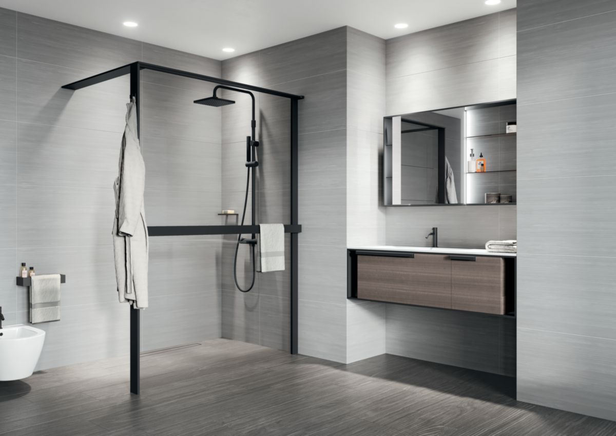 Porte Serviette Pour Paroi De Douche En Verre www.cedeo.fr