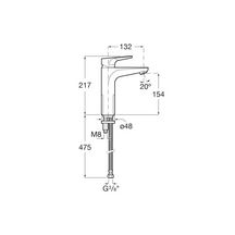 Mitigeur lavabo Mezzo Plus livré avec flexibles d'alimentation sans tirette ni vidage ouverture sur l'eau froide débit limité à 5 l/min Chromé réf. A5A3D90C00