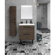Meuble Alterna Concerto 70 cm avec 2 tiroirs Blanc Brillant